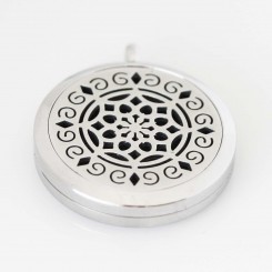 Perfume/Essential Oil Locket - Diamond Dreams - Silver Tone